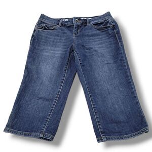 DKNY Jeans Size 4 W29"xL15.5" Women's DKNY Ludlow Jeans Capris Capri Pants Blue